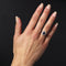 Bague 53 Bague marguerite saphir diamants 58 Facettes 24-274