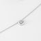 Collier Chaine et pendentif diamant or blanc 18K 58 Facettes
