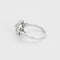 Bague 53 Bague en or gris et diamants taillés en rose 58 Facettes CAN1533X2