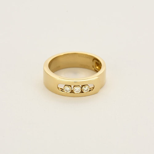 Bague 53 MESSIKA - Move Noa - Bague en or jaune et diamants 58 Facettes CAL22185