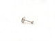 Boucles d'oreilles puce boucle d'oreille VANRYCKE valentine diamant 0.11 ct or blanc 18k 58 Facettes 266429