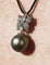 Pendentif Pendentif en or blanc, perle de Tahiti et diamants 58 Facettes AB606