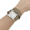 Montre Montre Hermès, "Cape Cod", acier sur cuir. 58 Facettes 34936