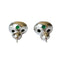 Boucles d'oreilles Boucles d'oreilles style art déco en or 18 carats avec diamants et émeraudes 58 Facettes A2318