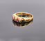 Bague 58.5 Bague jarretière or ornée de rubis et diamants 58 Facettes
