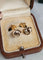 Boucles d'oreilles Boucles d'oreilles nœuds or jaune et blanc 58 Facettes 653