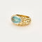 Bague 56 ROBERTO COIN - Bague or jaune et aigue-marine 58 Facettes 240303