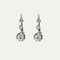 Boucles d'oreilles Bouucles d'oreilles dormeuses platine diamants 58 Facettes M8616