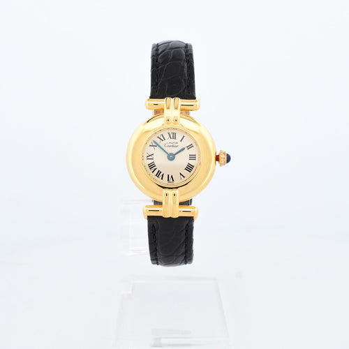 Montre Cartier Must Colisée - Ivory roman dial 58 Facettes