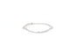 Bracelet bracelet DINH VAN maillon slim 14 or blanc 18k diamants 0.48 ct 58 Facettes 265172