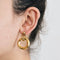 Boucles d'oreilles Créoles 1940 or jaune 58 Facettes