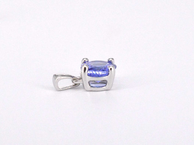 Pendentif Pendentif en or blanc avec tanzanite 58 Facettes 2199