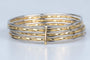 Bracelet Bracelet semainier en or blanc et jaune 58 Facettes brsemainier-105