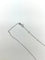 Collier COLLIER LA BRUNE ET LA BLONDE OR BLANC 2 DIAMANTS 0,15ct 58 Facettes M8927