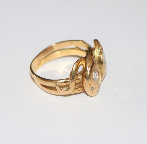 Bague 53 Bague Serpents XIXe 58 Facettes 426