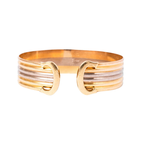 Bracelet CARTIER - Bracelet jonc trois ors 58 Facettes
