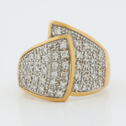 Bague 57 BAGUE EN OR JANUE 18 CARATS 58 Facettes REF 10024/08
