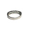 Bague Bague en or blanc avec diamants et émeraudes 58 Facettes Q95B(524)