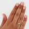 Bague 53 Bague Deux Ors et Diamants 58 Facettes RÉF 3009/20