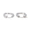 Boucles d'oreilles Boucles d'oreilles Créoles Or blanc 58 Facettes 4137676CN