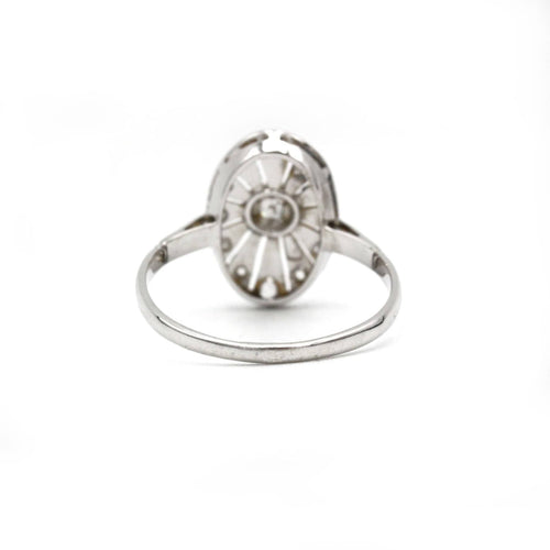Bague 51 Bague - Or blanc & Diamants 58 Facettes 250080R