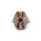 Bague 47 Bague - Or jaune, rubis et diamants 58 Facettes 1074