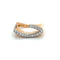 Bague 54 Bague Eventail Géometrique deux ors 58 Facettes 1.0002290/2