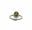 Bague 54 Bague or blanc quartz fumé et diamants 58 Facettes