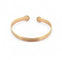 Bracelet Bracelet jonc vintage 3 ors et diamants 58 Facettes