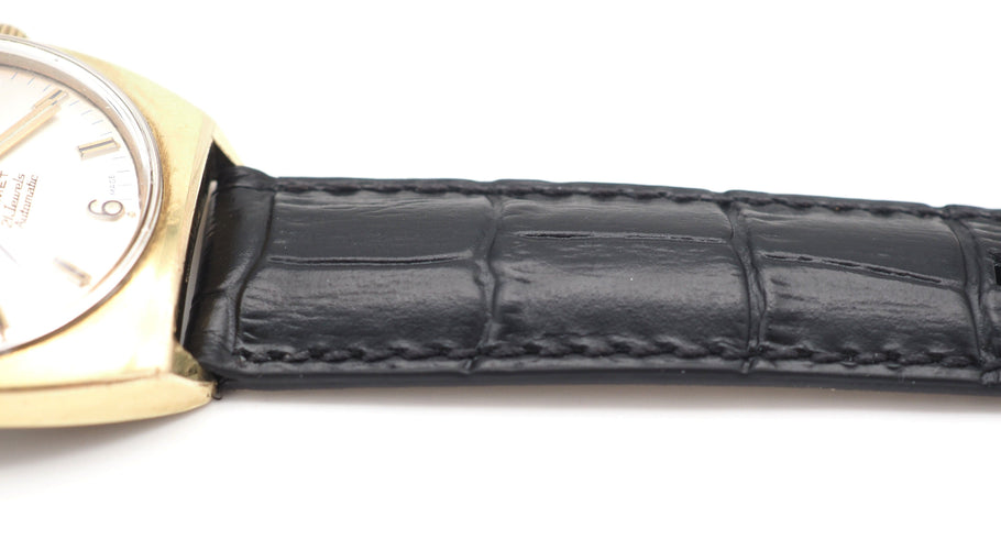 Montre LONGINES -Montre Comet, bracelet cuir de veau noir 58 Facettes