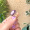 Bague 53 Bague Améthyste en Solitaire Or Jaune 58 Facettes AA 1719