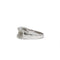 Bague 56 Bague Bandeau - Or blanc & Diamants 58 Facettes 250345R
