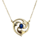 Collier Collier rosace Saphir Or jaune 58 Facettes 9014/17