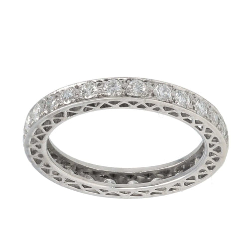 Bague Alliance diamant 58 Facettes 4037