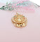 Pendentif Pendentif Paon Pierres de couleur Or Jaune 18 K 58 Facettes AA 1566