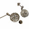 Boucles d'oreilles BOUCLES D'OREILLES ART DÉCO EN PLATINE AVEC DIAMANTS 58 Facettes Q274B