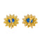Boucles d'oreilles Boucles d'oreilles Or jaune Saphir, Diamant 58 Facettes 3754269CN