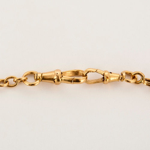 Collier Collier or jaune maille jaseron 58 Facettes CHA53452