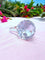 Bague Aigue-marine en solitaire Or Blanc 18 K