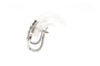 Boucles d'oreilles Boucles d'oreilles contemporaines en or blanc serties de diamants 58 Facettes B624
