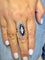 Bague 56 Bague Belle Époque marquise or et argent, diamants anciens 58 Facettes