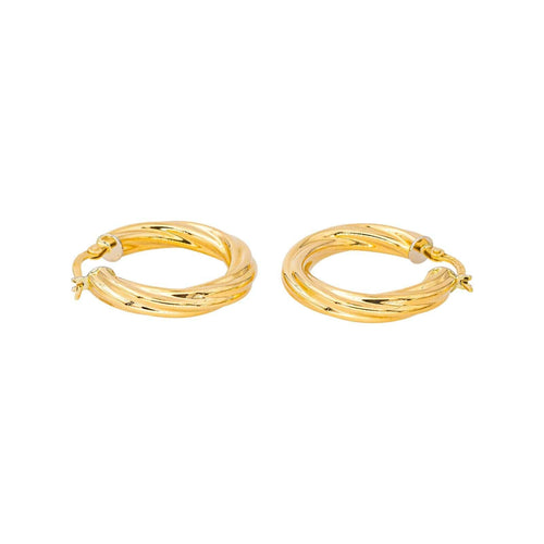 Boucles d'oreilles Boucles d'oreilles Créoles  Or jaune 58 Facettes 4455408CN