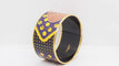 Bracelet Bracelet manchette en métal doré émaillé Hermès - Ref 30195 58 Facettes
