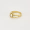 Bague 51 Bague en Or jaune , nacre et diamants 58 Facettes CLA0610