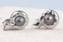 Boucles d'oreilles Boucles d’oreilles perles de Tahiti 6,11 mm & diamants 0,41 ct en or jaune 58 Facettes BO46420-107