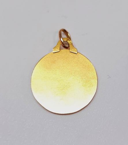 Pendentif Médaille Religieuse Or jaune 58 Facettes Med.Relg.615