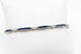 Bracelet Bracelet or blanc, saphirs et diamants 58 Facettes 240395