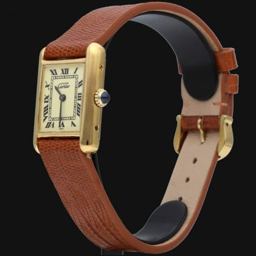 Montre Cartier Montre Tank Vermeil 58 Facettes MT43317