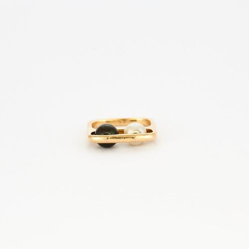 Bague 52 PIERRE CARDIN - BAGUE VINTAGE TOI ET MOI 58 Facettes M8620