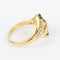 Bague 55 Bague vintage en or jaune 18 carats avec diamants et saphirs 58 Facettes 131144